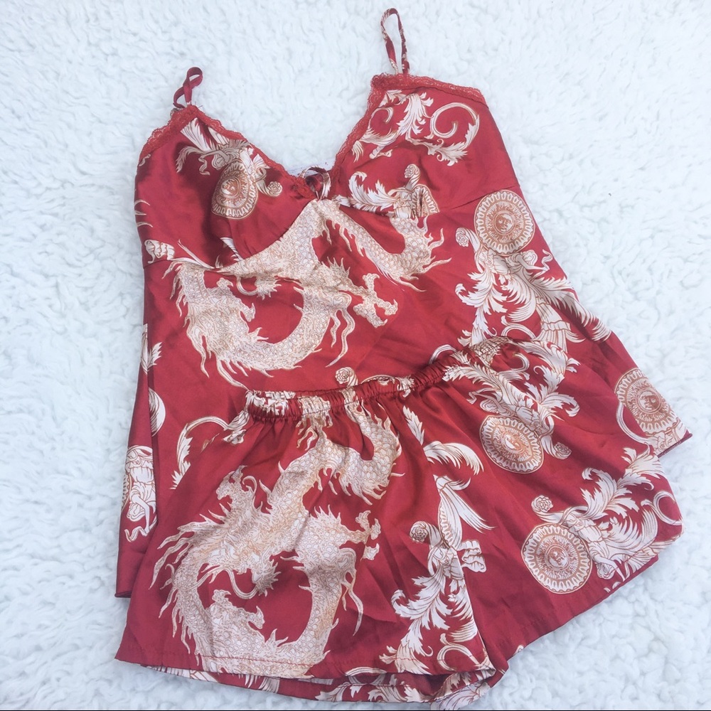 Silk sleepwear set 💋
